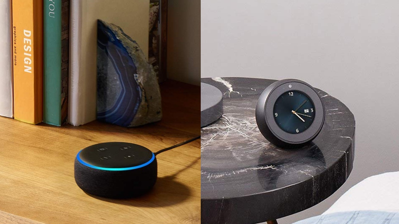 Tres Echo Dots | $70 | Amazon | Añade tres al carrito. El descuento aparece al procesar el pedidoDos Echo Spots | $160 | Amazon | Añade dos al carrito. El descuento aparece al procesar el pedidoGráfico: Shep McAllister